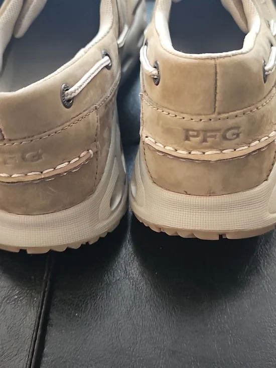 Columbia PFG Light Tan Mesh-Trim Boat Shoe - Picture 6 of 9